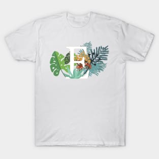 Plant Letter E T-Shirt